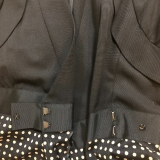 ダニエルエシュテル トロンプルイユ カシュクールワンピース サイズ40 - 服/ファッション
