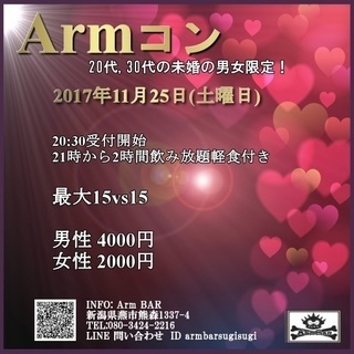 カップリングパーティーArmコンin燕市分水