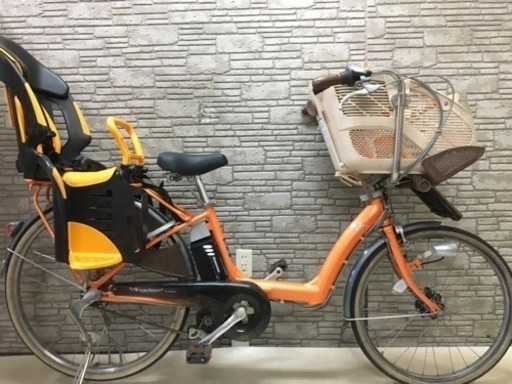 新基準 ブリジストン アンジェリーノ 6Ah リチウム 電動  中古 リアチャイルドシート付