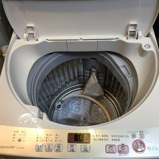 2016年製 SHARPシャープ 6.0kg洗濯機 ES-GE60R