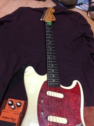 fender japan mustang+ディストーション！