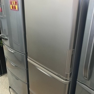 12年製 SHARP シャープ 350リットル冷蔵庫