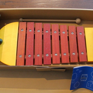 ボーネルンドのおさかなシロフォン　黄色　木琴