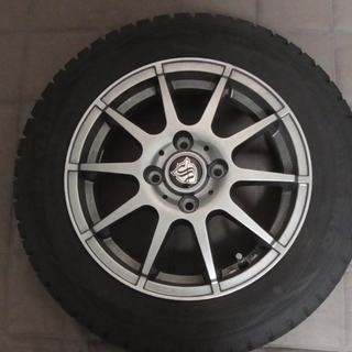 スタッドレス　タイヤ　ホイール　セット　スズキ　ソリオ用　165/65R/14　4本セット　平成23年式　ＭＡ15Ｓで使用