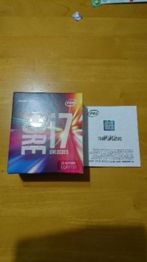 中古 CPU i7 6700K BOX
