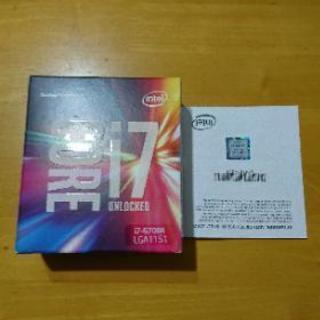中古 CPU i7 6700K BOX