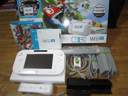 willU本体 マリオカート８セット 32GB+ソフト２（スプラトゥーン・スパーマリオ3Dワールド）