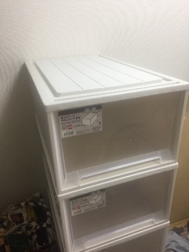 押し入れ収納 クリアケース4つ なるたん 港の収納家具 押入れ収納 の中古あげます 譲ります ジモティーで不用品の処分