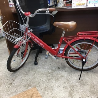 LUXURIOUS・KIDS 赤 18インチ自転車