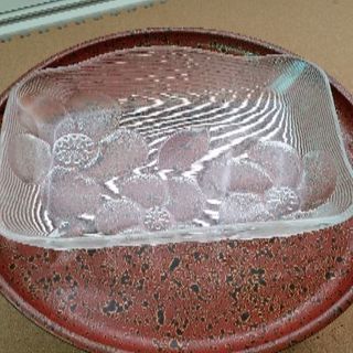 昭和の薫りただよう、ガラスのお皿🎵12月第一週目までです。