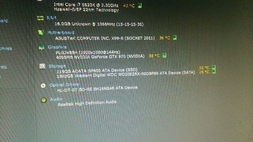 ゲーミングPC　7 7700k以上 gtx970 16gb ssd120 HDD2TB　ブルーレイドライブ搭載