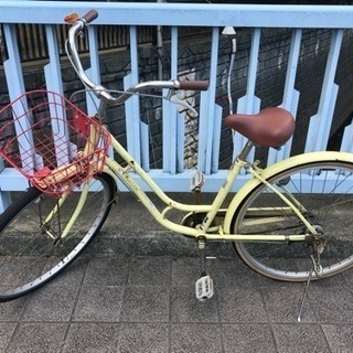オシャレなカラーの自転車