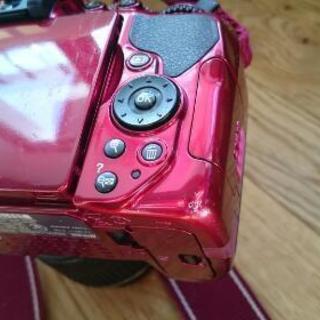 D5300 Wズームキット レッド 一眼レフカメラ