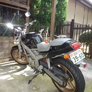VT250スパーダ黒　アップハンドル　とっても乗りやすい◎