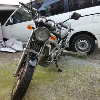 VT250スパーダ黒　アップハンドル　とっても乗りやすい◎