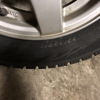 最終値下げ！ 新古 VRX2 155/65/13 アルミ付き