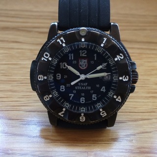 稀少 初期型 LUMINOX USAF ギャランティカード有 F-117 NIGHTHAWK 3400 ...