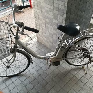自転車　電動アシスト　PASS Yamaha ジャンク　バッテリー付