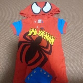 70サイズ 半袖 スパイダーマン