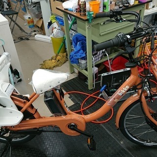 【最新モデル】　BRIDGESTONE　電動アシスト自転車　ビッケ・モブ・dd　　シートクッション付 