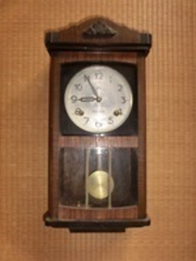 むかしの壁掛け時計∮　振り子時計　∮作動品∮