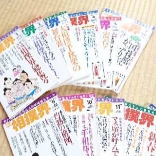 雑誌『VANVAN相撲界』11冊