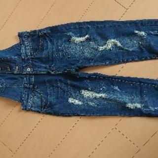 ダメージデニムサロペット Tapameme 帯広のジーンズ デニム レディース の中古 古着あげます 譲ります ジモティーで不用品の処分