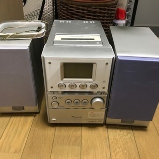 Pioneer X-MDX737 3CD・MD・カセットミニコンポ