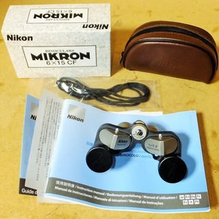 ニコン NIKON ミクロン6X15CF 双眼鏡◆ポロプリズム式