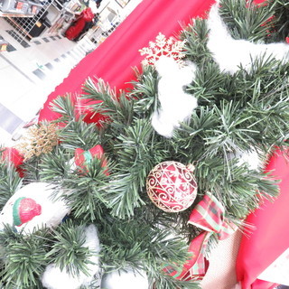 【引取限定】【小倉南区葛原東】 クリスマスツリー 飾りセット 現状品 1m70㎝