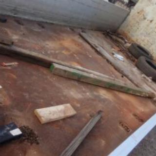 ⚪美品⚪4t車から取り外したアルミの荷台