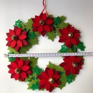 クリスマスリース ハワイアン フェルト Yumi 藤が丘のその他の中古あげます 譲ります ジモティーで不用品の処分