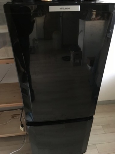 三菱 冷蔵庫 黒