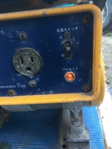ありがとうございました。スズキ 発電機 SV2000L