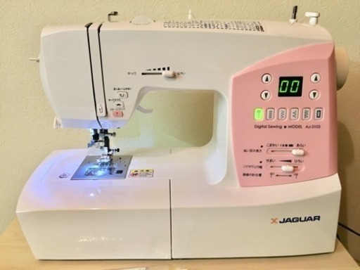 ジャガーaj3105.美品！模様縫い豊富なコンピュータミシンです。