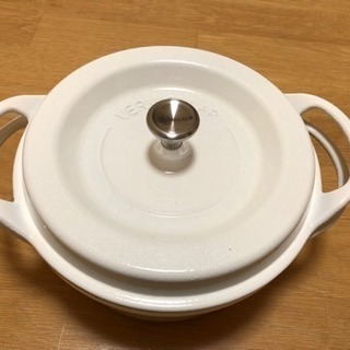 バーミキュラの鍋、白、サイズ22
