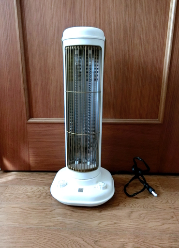 BRUNO カーボンファンヒーター Nostal Stove L BOE002-IV [アイボリー] 美品