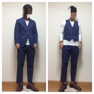 [美品]アーバンリサーチテーラー 3ピース スーツ カジュアル[定価7万越]