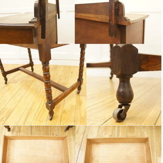 イギリスアンティーク■英国製/ドレッシングチェスト/ミラー/オーク材■6PRK1■