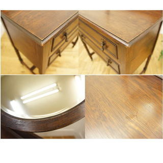 イギリスアンティーク■英国製/ドレッシングチェスト/ミラー/オーク材■6PRK1■