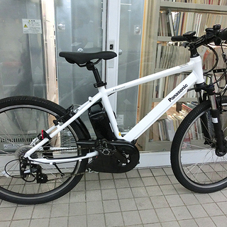 最高品質Panasonic パナソニック BE-ELH42F 電動 アシスト 自転車 ハリヤ 中古 直 T6480175 電動アシスト自転車
