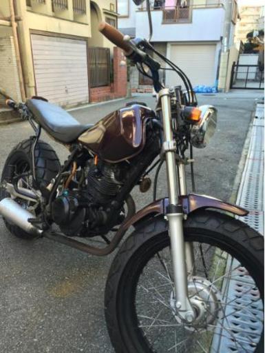 《実働》TW200 2LJ 紫 スカチューン 自賠責付