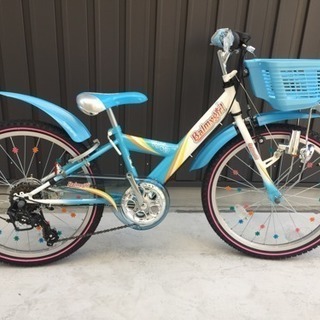 Xmasセール！30％oOFF◆ブリヂストン バーミーガール22インチ 6段変速◆水色