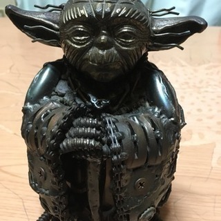 STAR WARS/スターウォーズ/ヨーダ/廃材アート/メタルアート 廃材アートメタルアートスターウォーズヨーダ