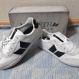 未使用 シューズ Macbeth マクベス 26 5cm Madrid マドリッド White スニーカー メンズ ナリ 川崎の靴の中古あげます 譲ります ジモティーで不用品の処分