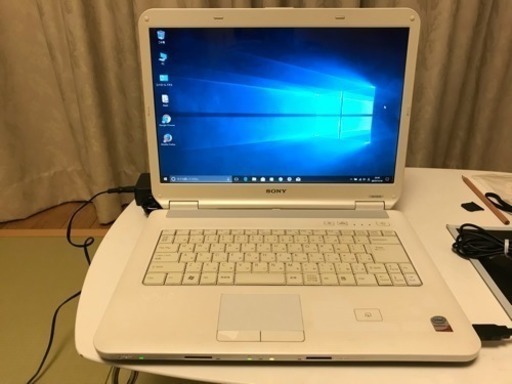 きれいな動作品　SONY VAIO VGN-NS51B Win10 Pro 64bit  Core2Duo P8600 メモリ2GB HDD 空き220GB 無線ラン