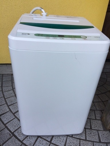 保証期間内 ヤマダオリジナル 洗濯機 YWM-T45A1 4.5kg 2017年製