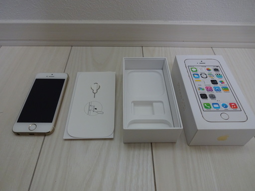 【美品】iphone5s ゴールド 32GB docomo 本体と箱のみ