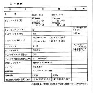 エンジンチェンソー