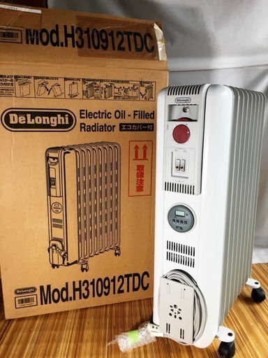 デロンギ オイルヒーター 3～8畳用 Mod H310912TDC  USED品